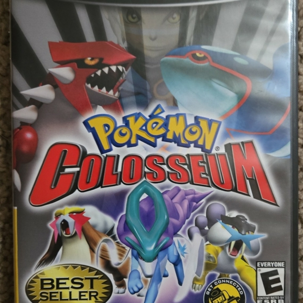 Pokemon Colosseum complete for gamecube, tested. In exceptional condition.
